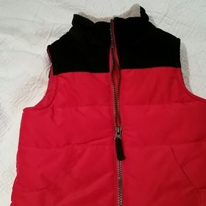 NWOT Carters puffy vest with black cordoroy
